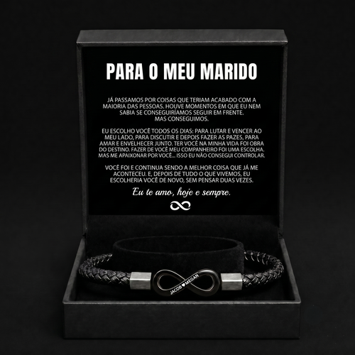 Pulseira Personalizada "Para o Meu Marido"