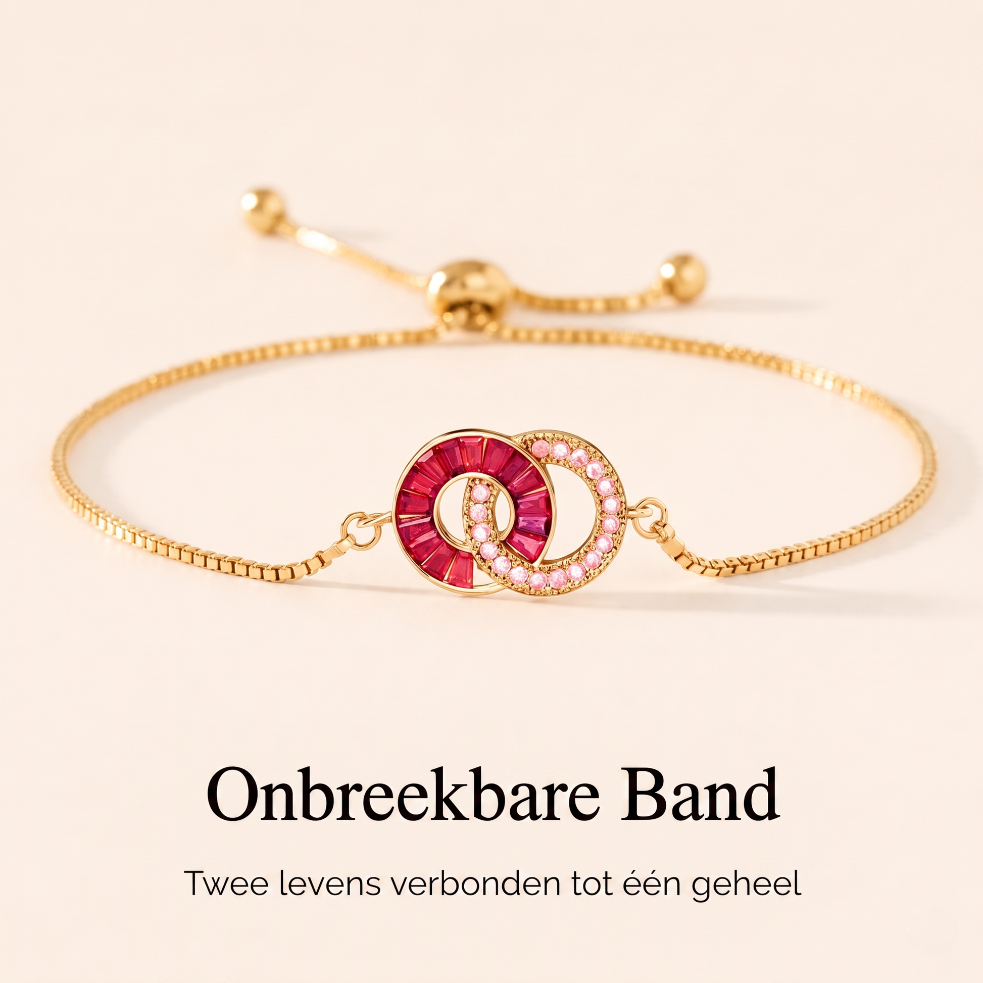 Gepersonaliseerde geboortesteen-schakelarmband