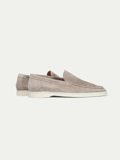 Classic Suède Loafer Light Grey