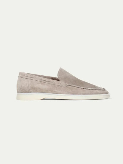 Classic Suède Loafer Light Grey
