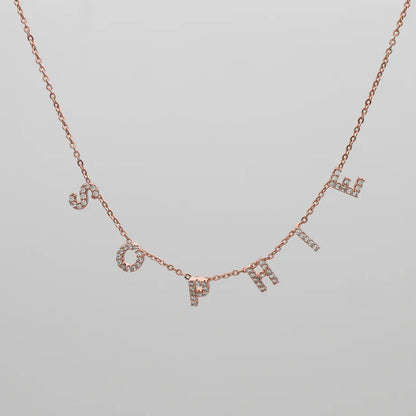 Diamond Name Necklace