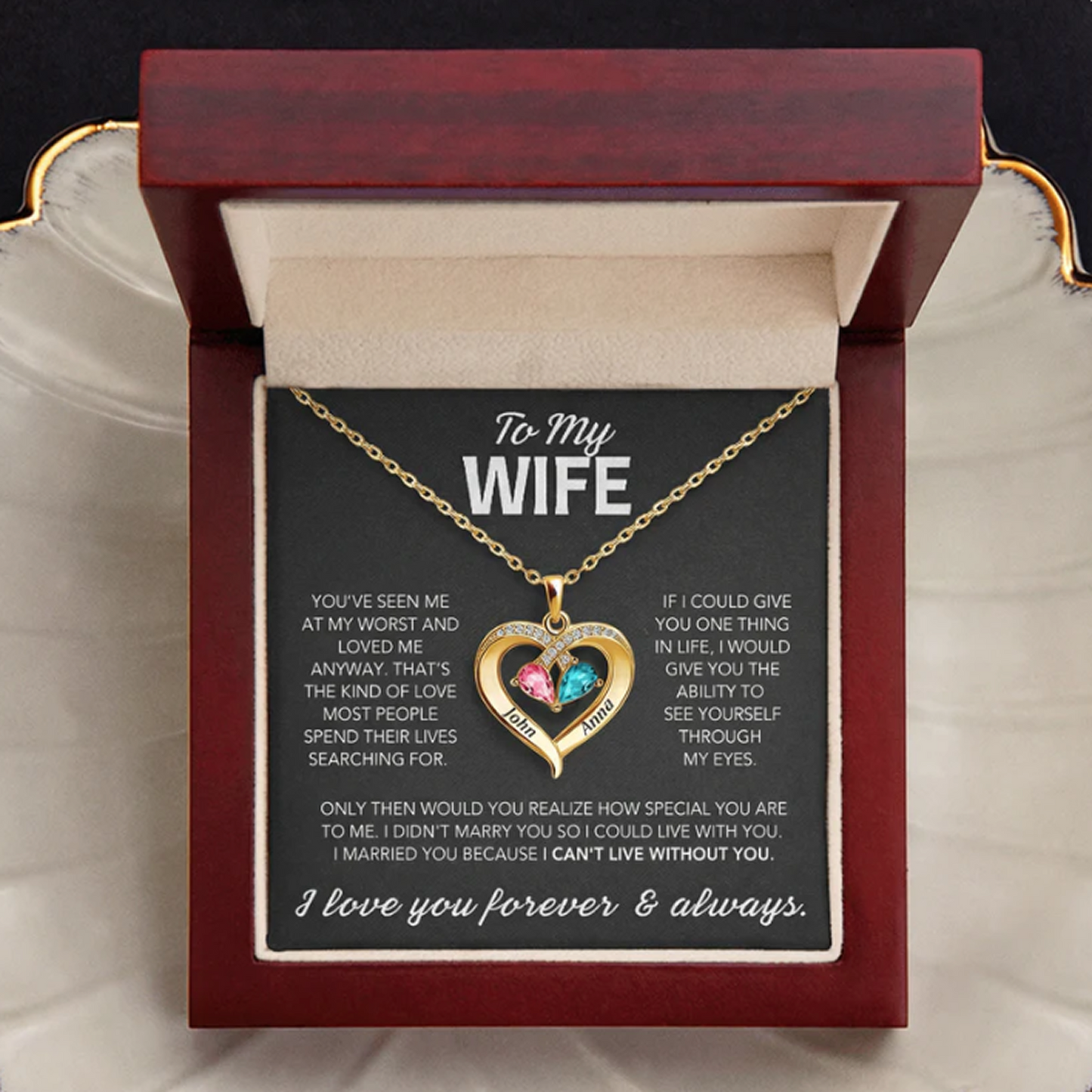 Yours Always Heart Necklace
