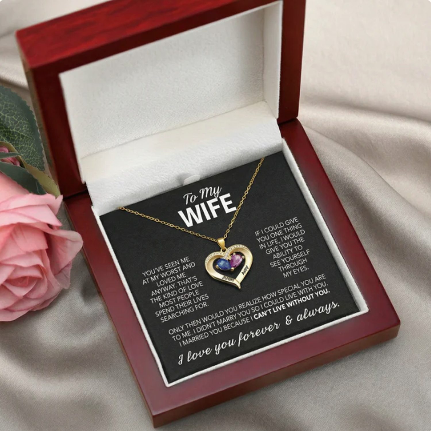 Yours Always Heart Necklace