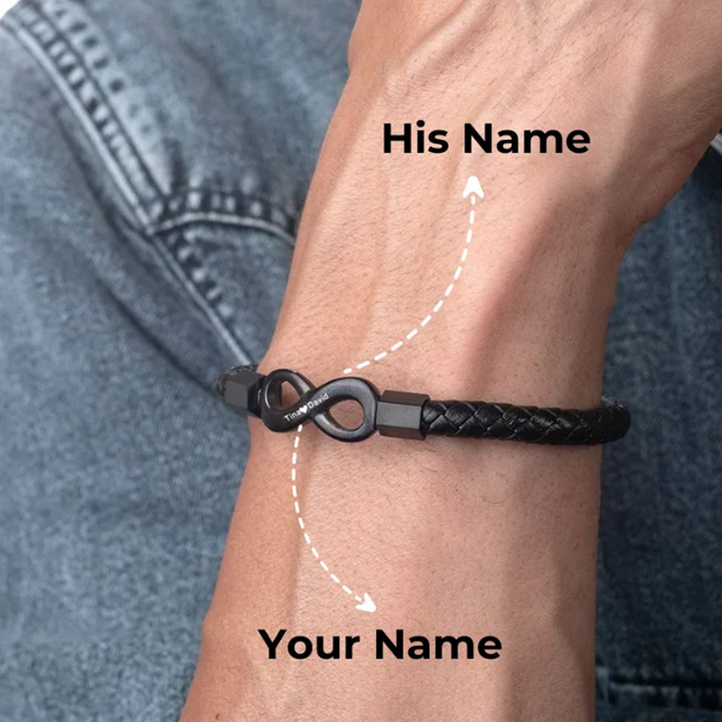 "To My Husband" Personalized Bracelet
