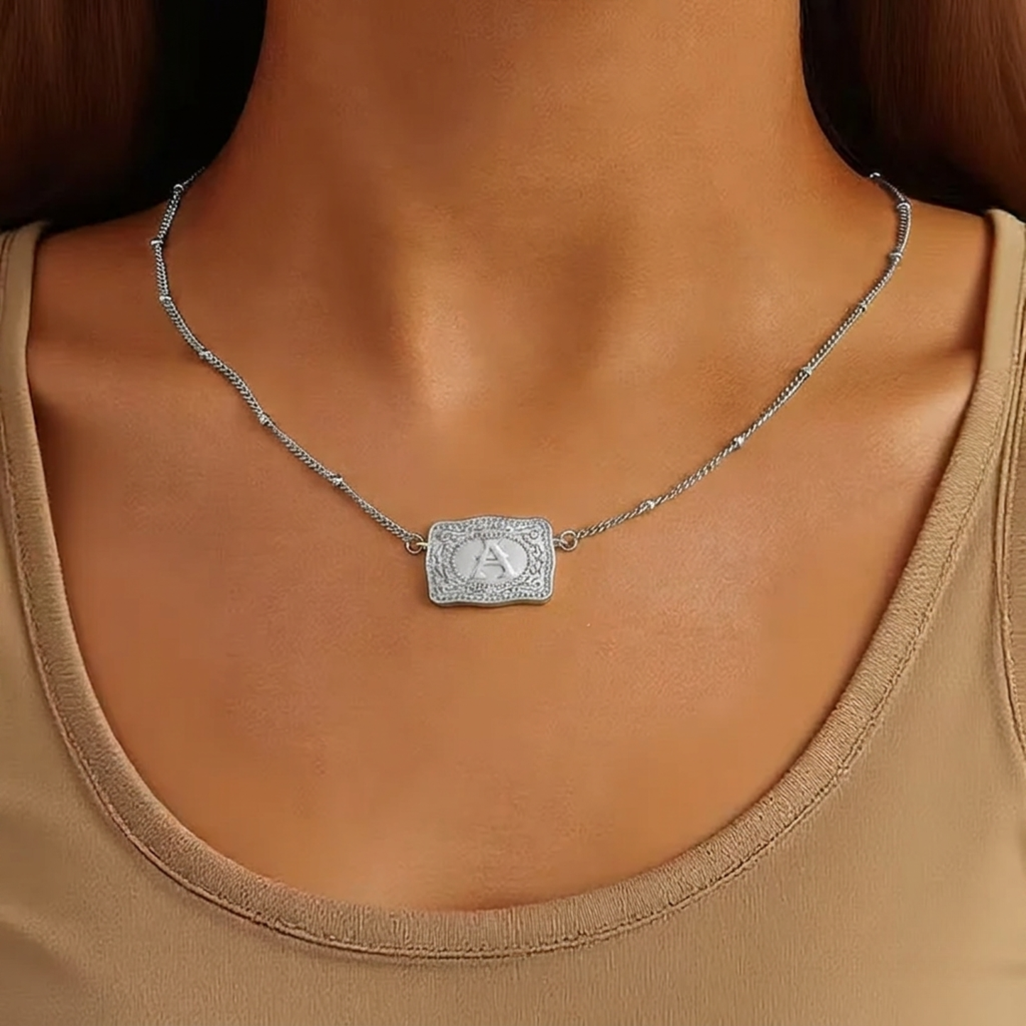 Rodeo Initial Necklace