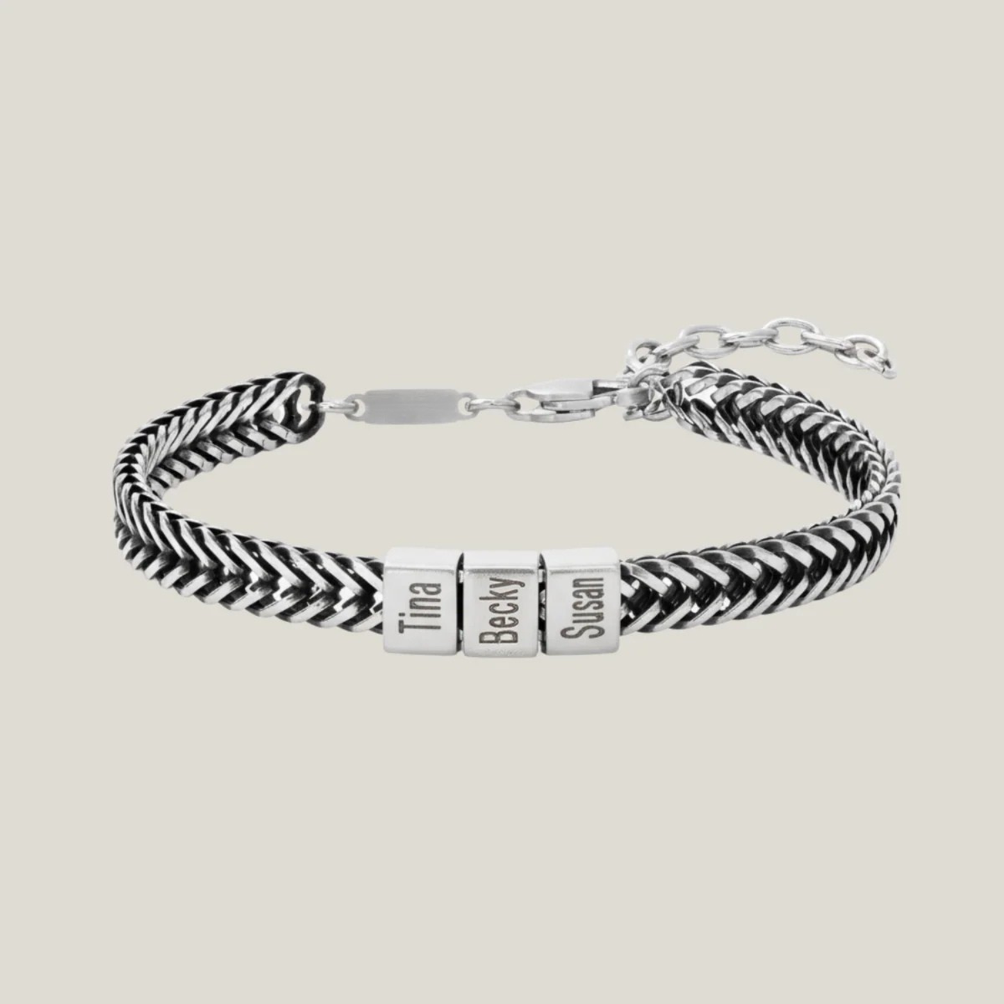 Pulsera para papá con nombre personalizado