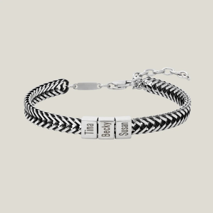 Pulsera para papá con nombre personalizado