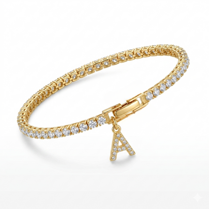 Pulsera Tennis de Inicial Personalizada
