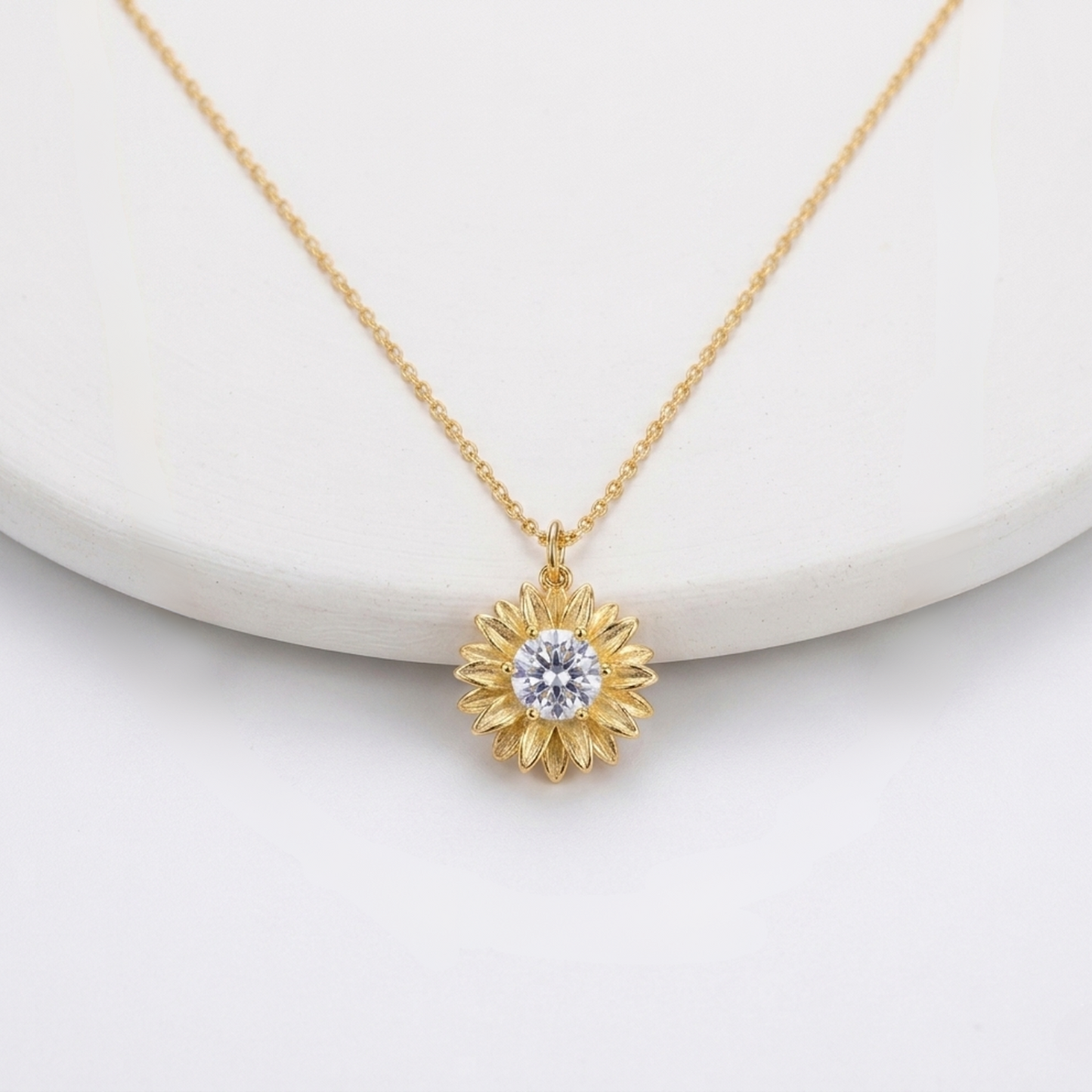 Collar Colgante de Girasol