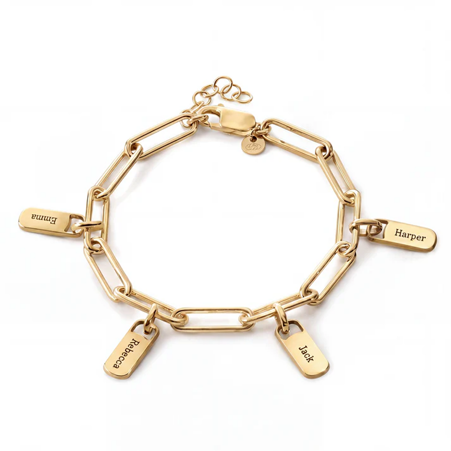 Personalisiertes Armband mit Gravurplättchen