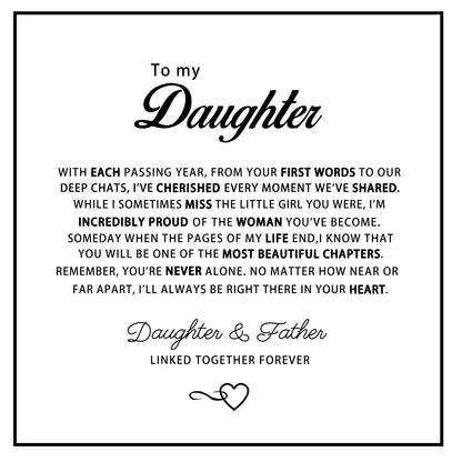 "To My Daughter" Forever Connected Bracelet