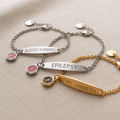 Women's Medical Alert Bracelet
