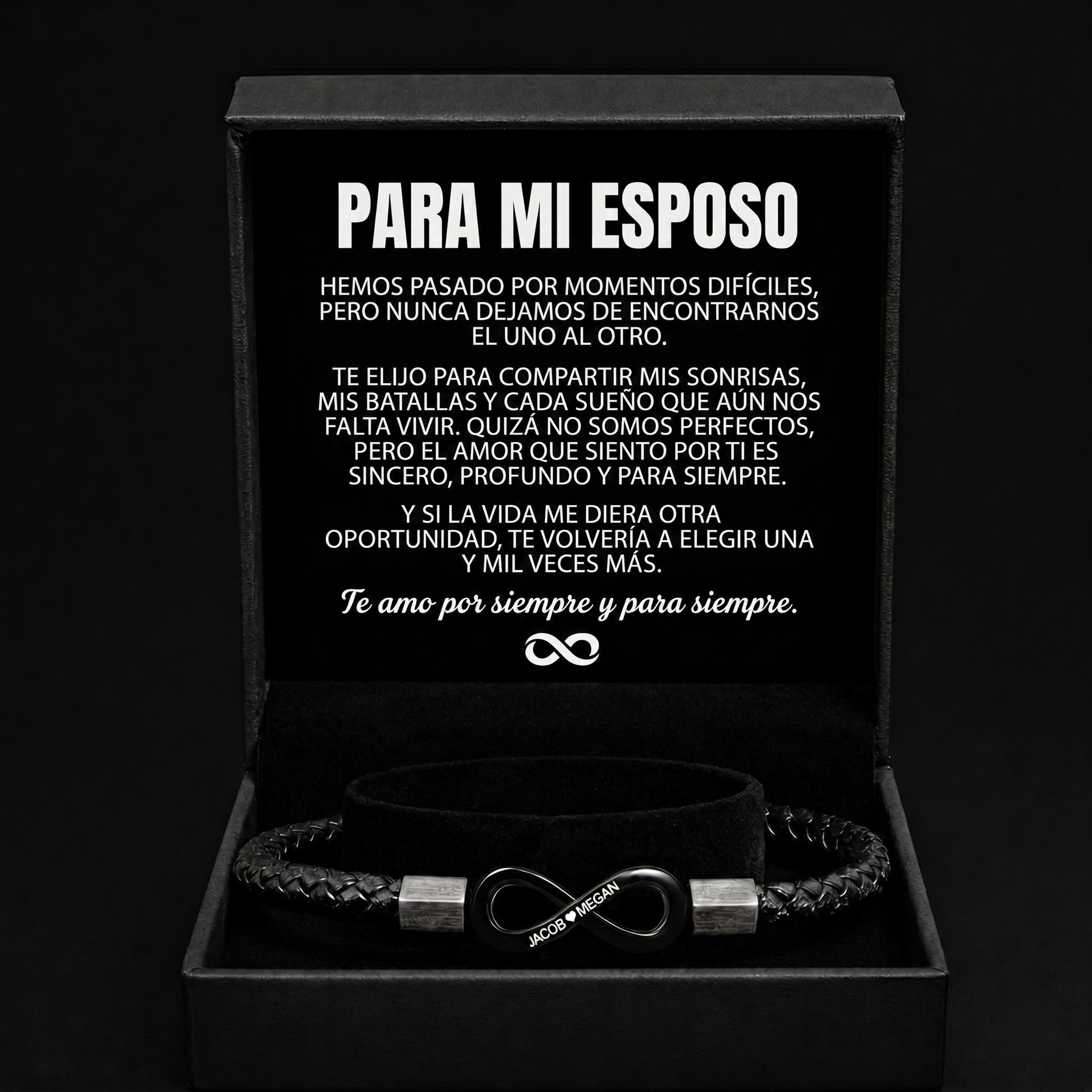 Pulsera Personalizada "Para Mi Esposo"