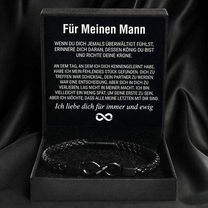Graviertes Armband "Für meinen Mann"