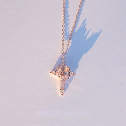 Crowned Cross Faith Necklace