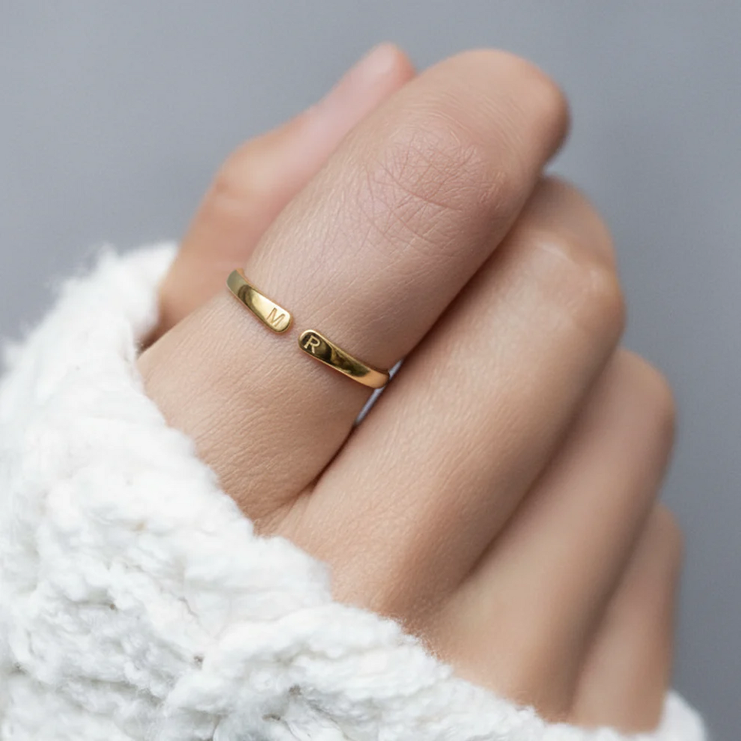 Whisper verstellbarer Initialring