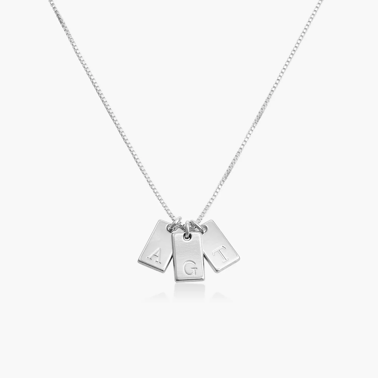 Willow Graviertes Initialen-Halsband
