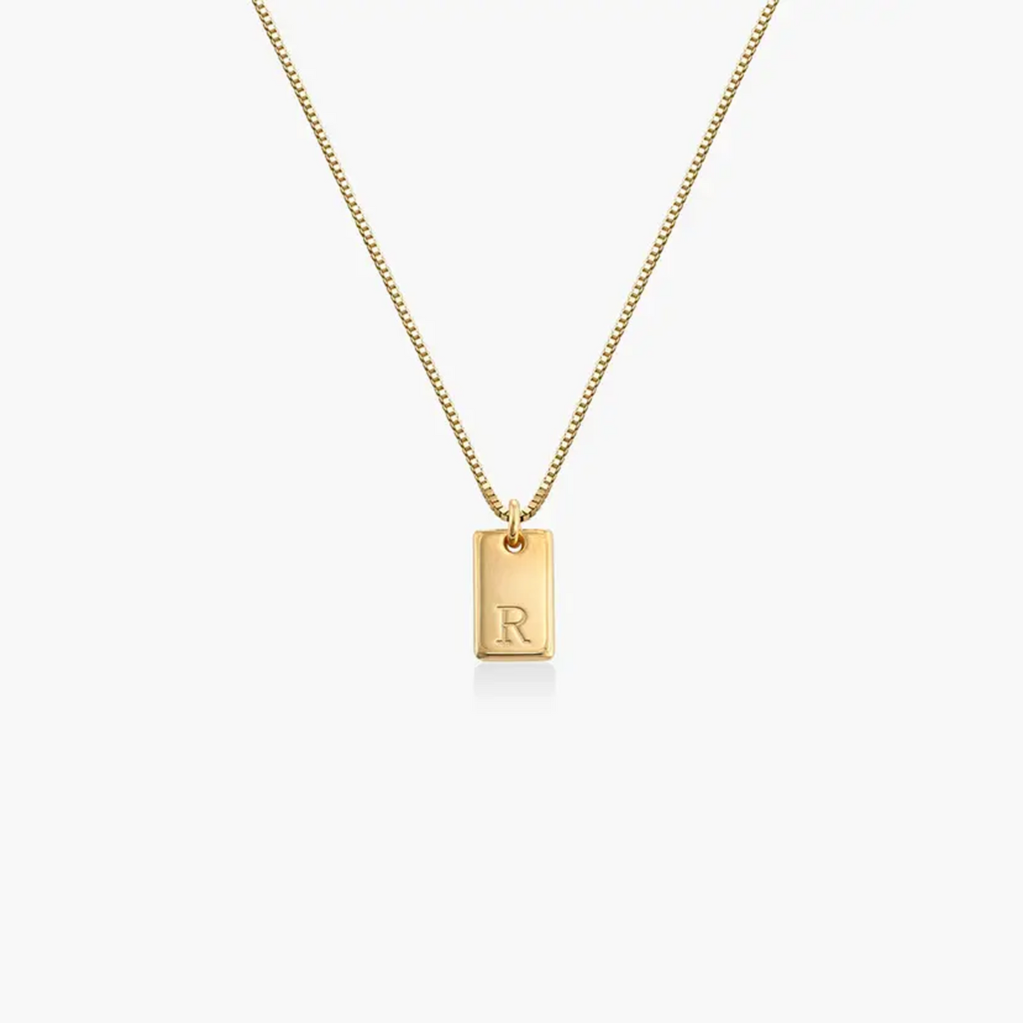 Willow Graviertes Initialen-Halsband