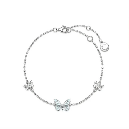 Strahlendes Blaues Schmetterling-Armband