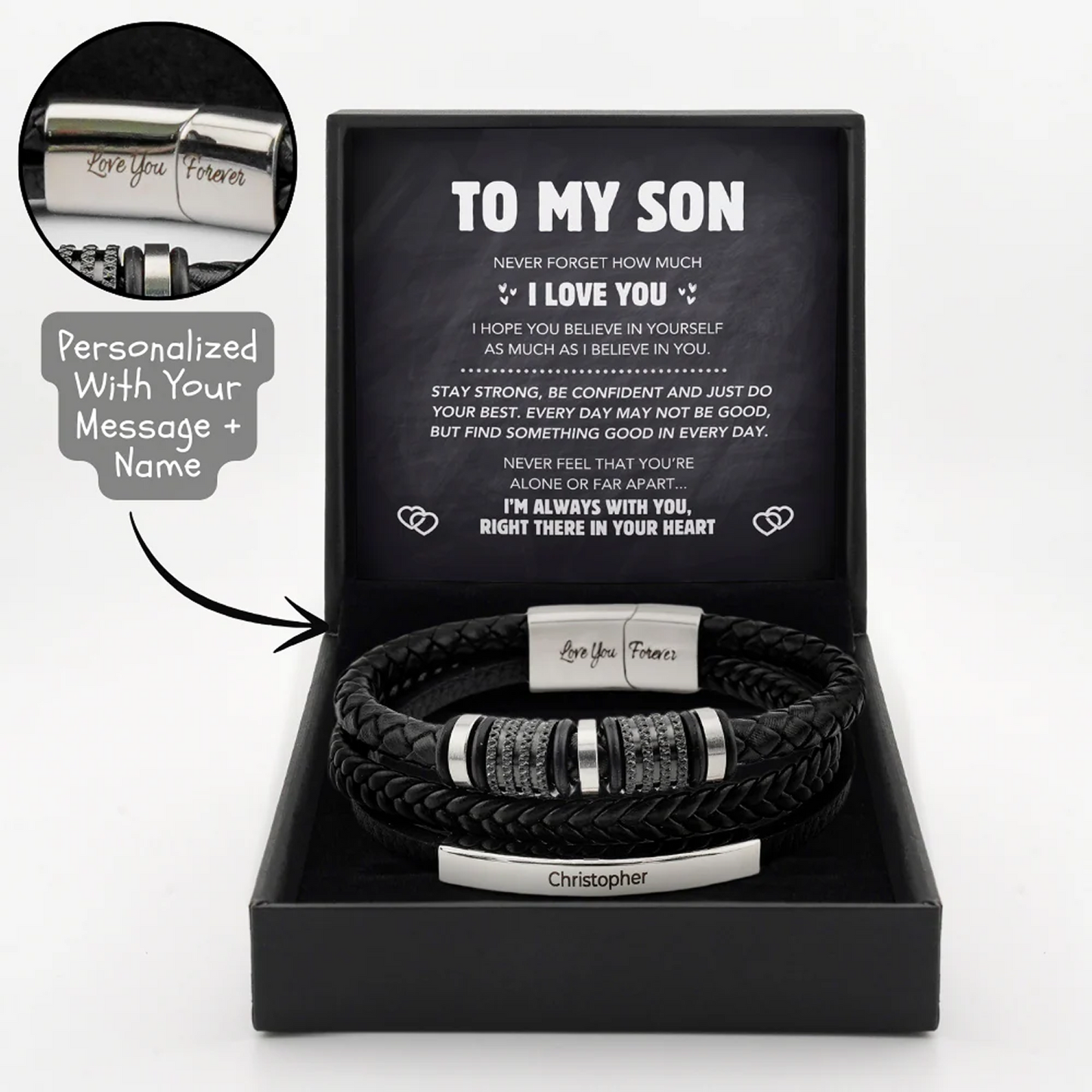 Forever Connected - Son's Bracelet