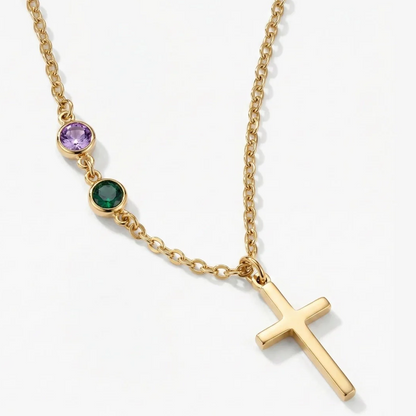 Collar de Fe y Piedra Natal
