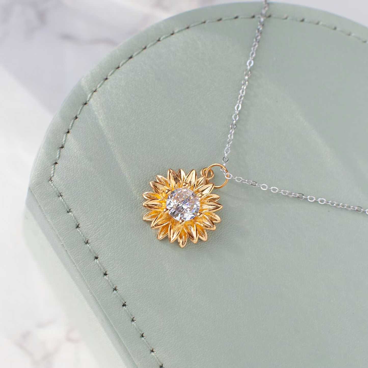 Collar Colgante de Girasol