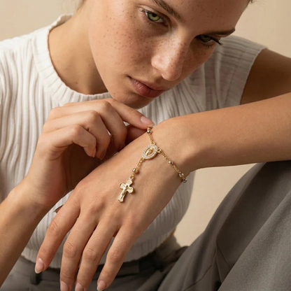 Pulsera Cruz Virgen María