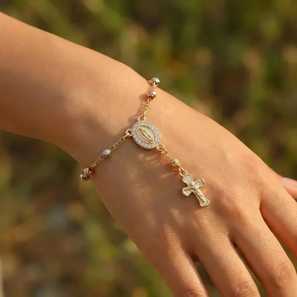 Pulsera Cruz Virgen María