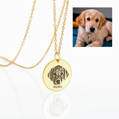 Collar Personalizado con Retrato de Mascota