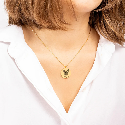 Collar Personalizado con Retrato de Mascota