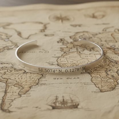 Brazalete de Plata Grabado
