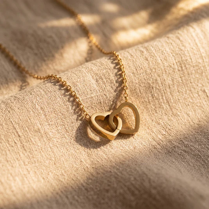 "To My Granddaughter" Interlock Necklace