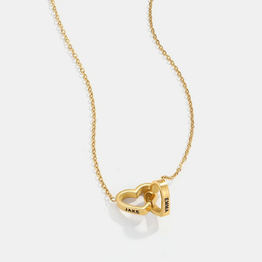 "To My Granddaughter" Interlock Necklace