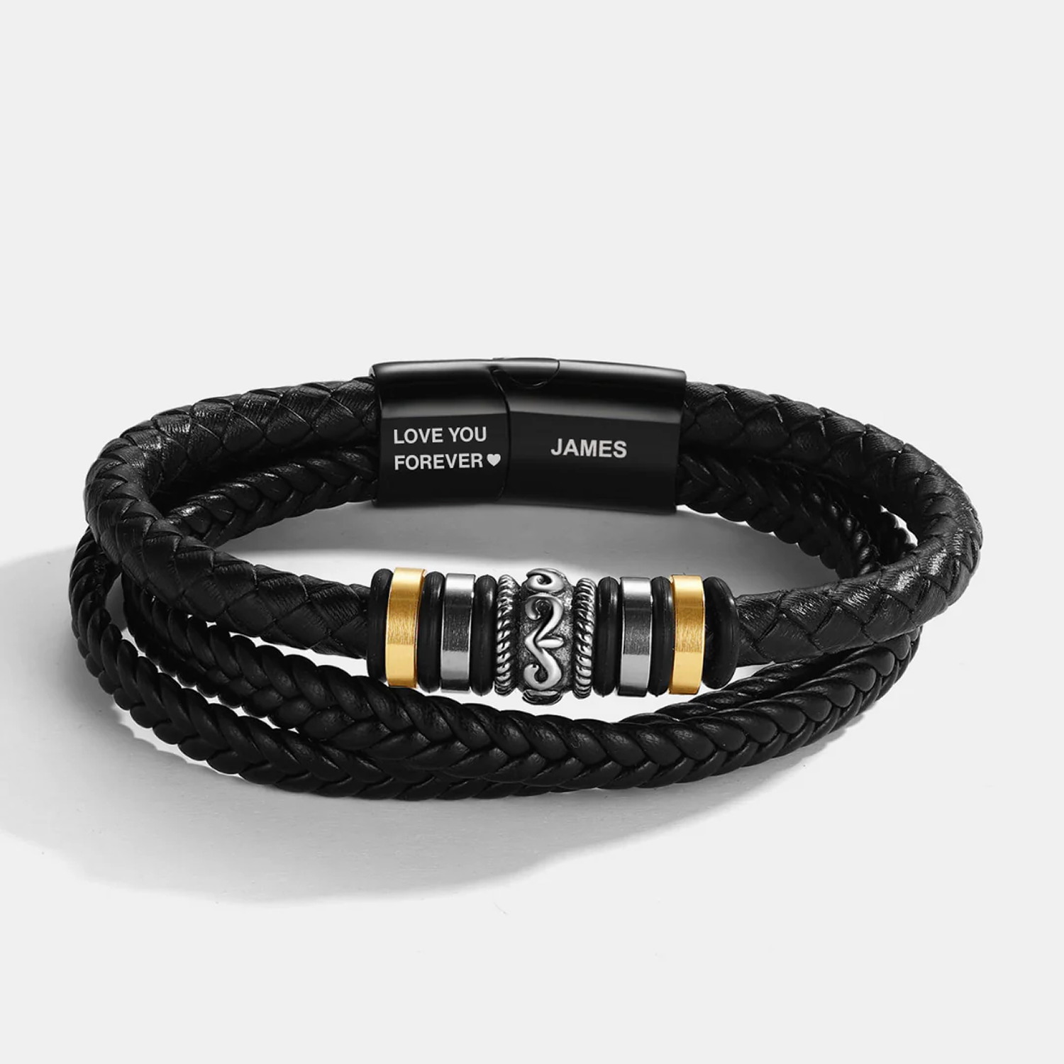"To My Grandson" Engraved Bracelet
