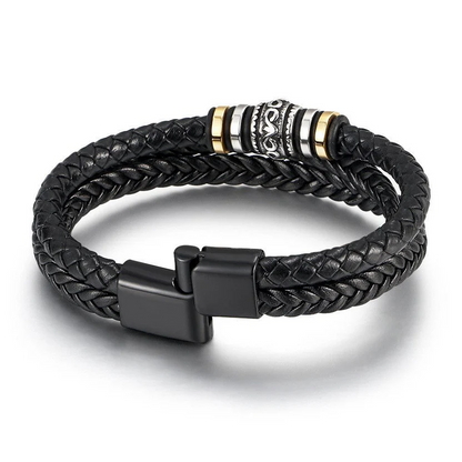 "To My Grandson" Engraved Bracelet