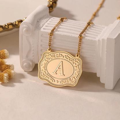 Rodeo Initial Charm Necklace