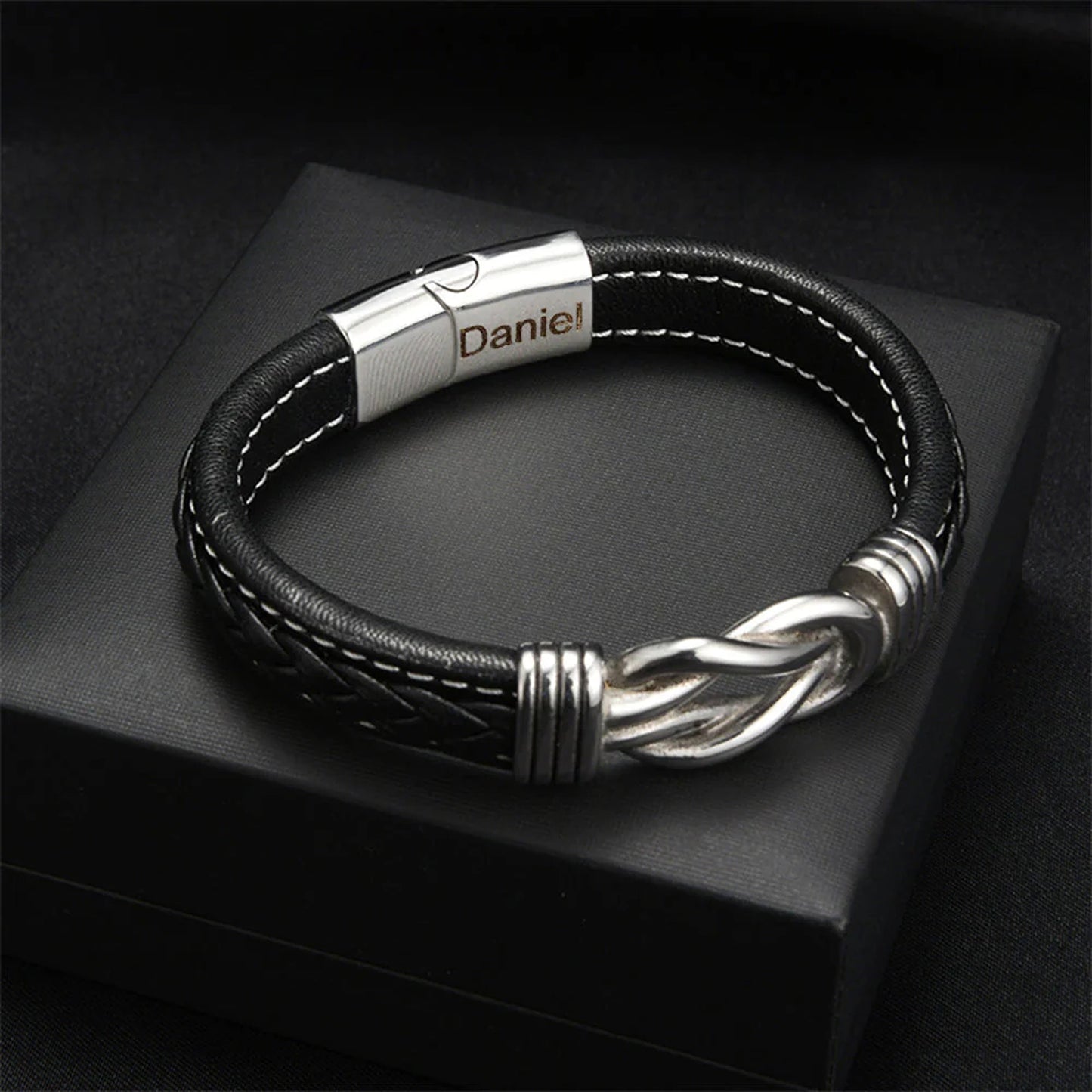 „Für meinen Sohn“ graviertes Armband
