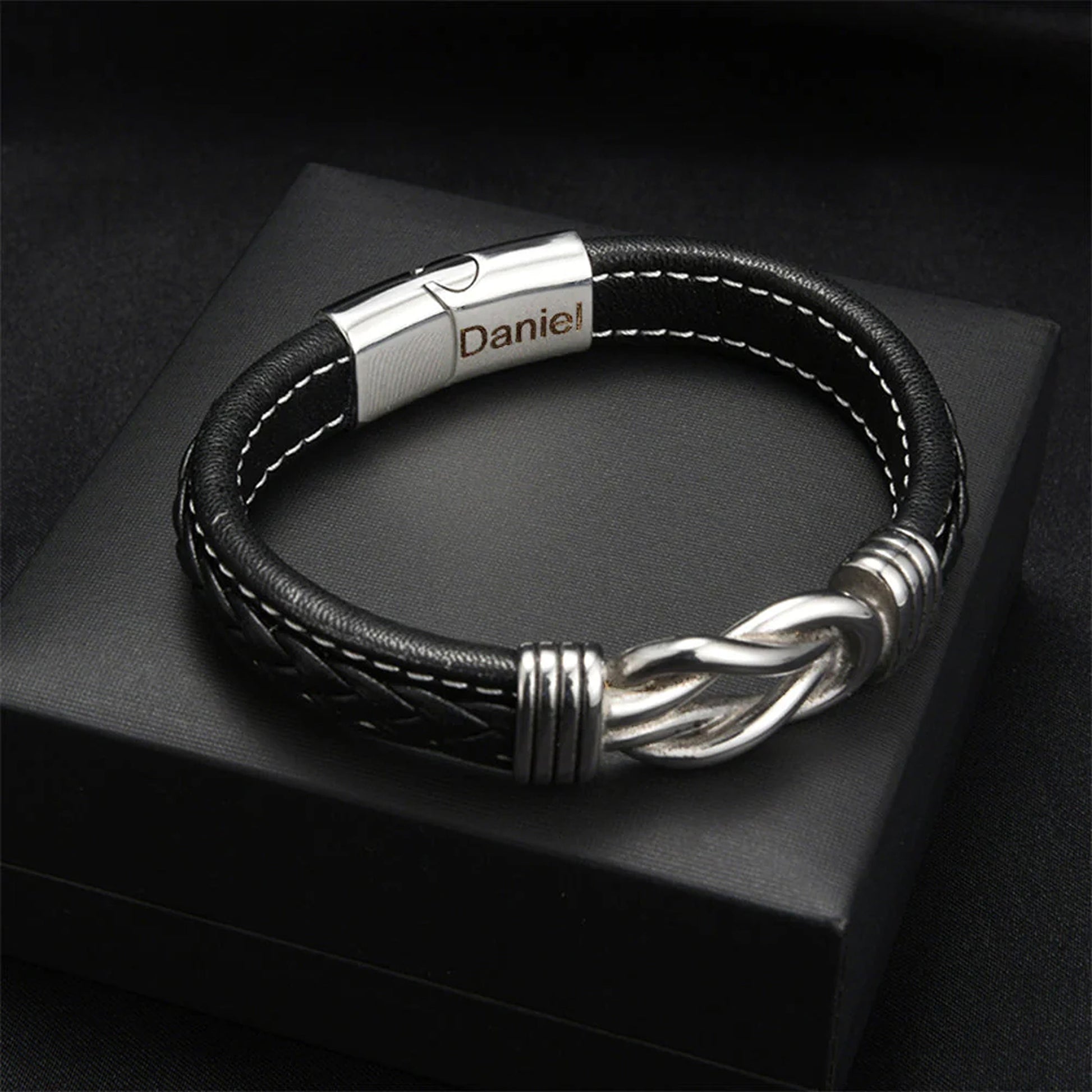 „Für meinen Sohn“ graviertes Armband