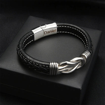 "Para Mi Hijo" Pulsera Grabada