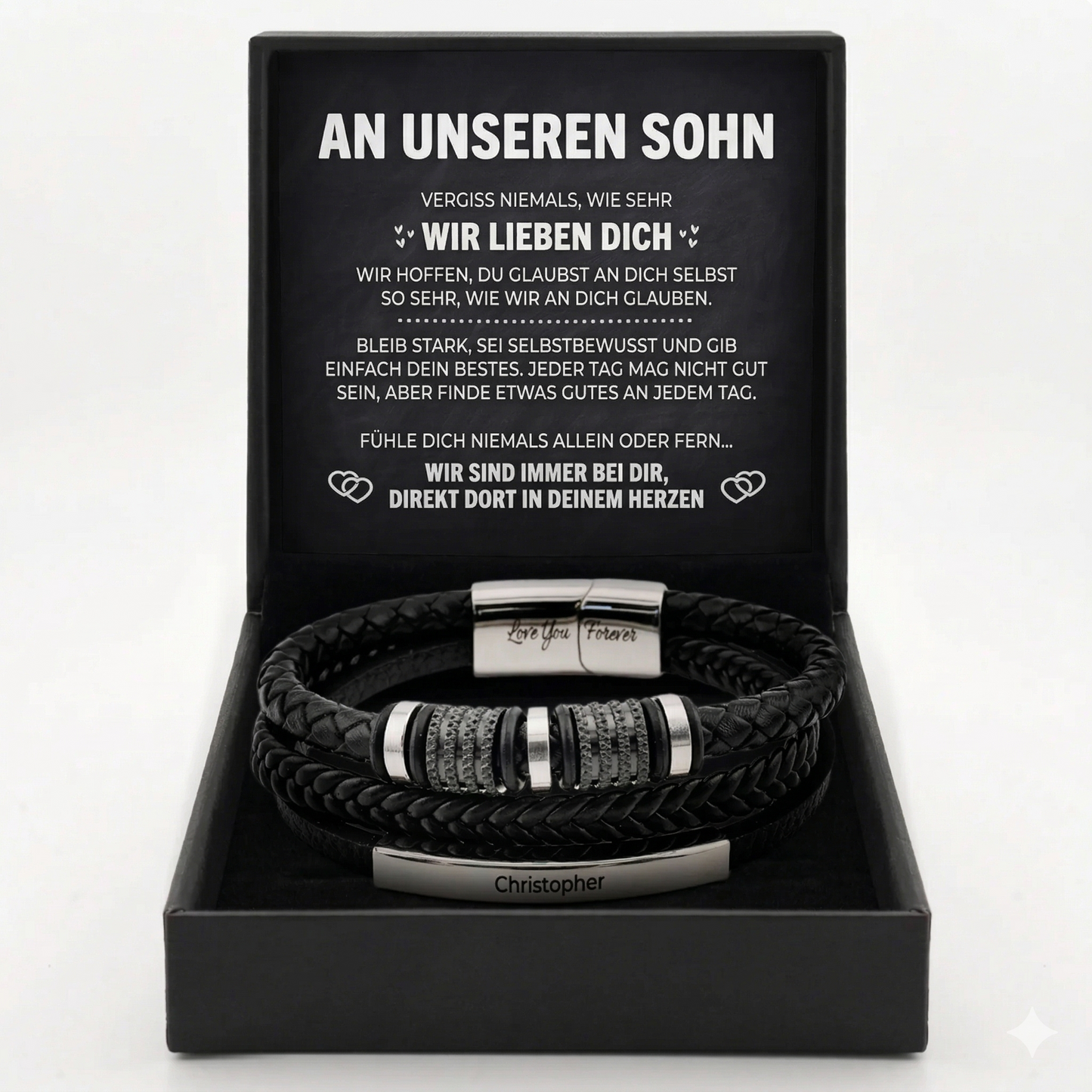 Für immer verbunden – Armband für den Sohn