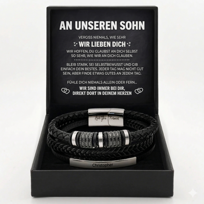 Für immer verbunden – Armband für den Sohn
