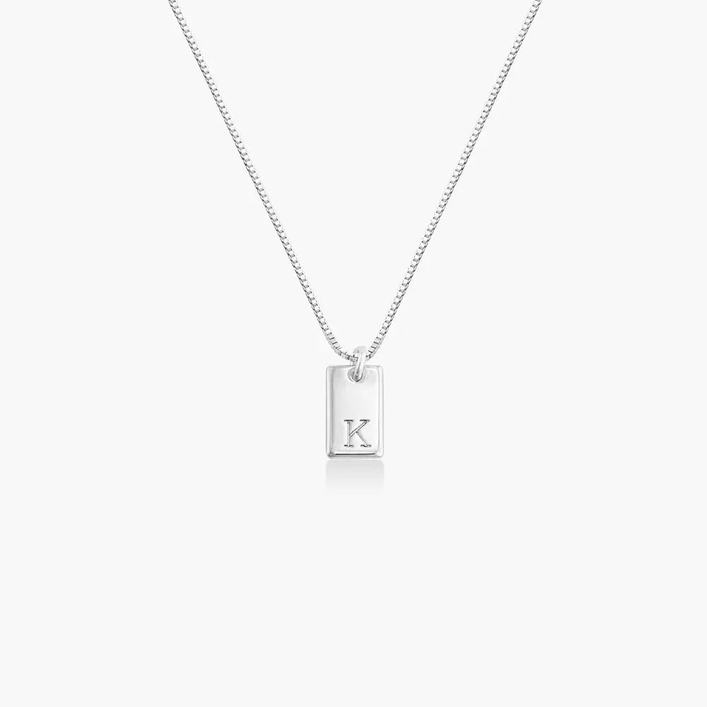 Willow Graviertes Initialen-Halsband